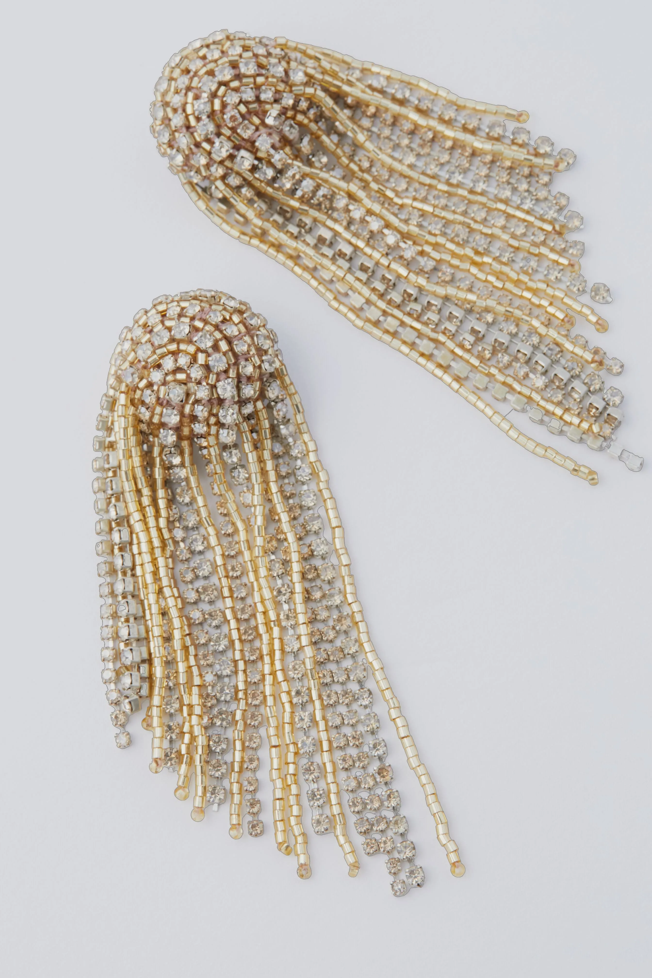 Gold Noor Crystal Earrings
