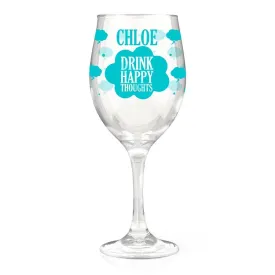 Happy Wine Glass