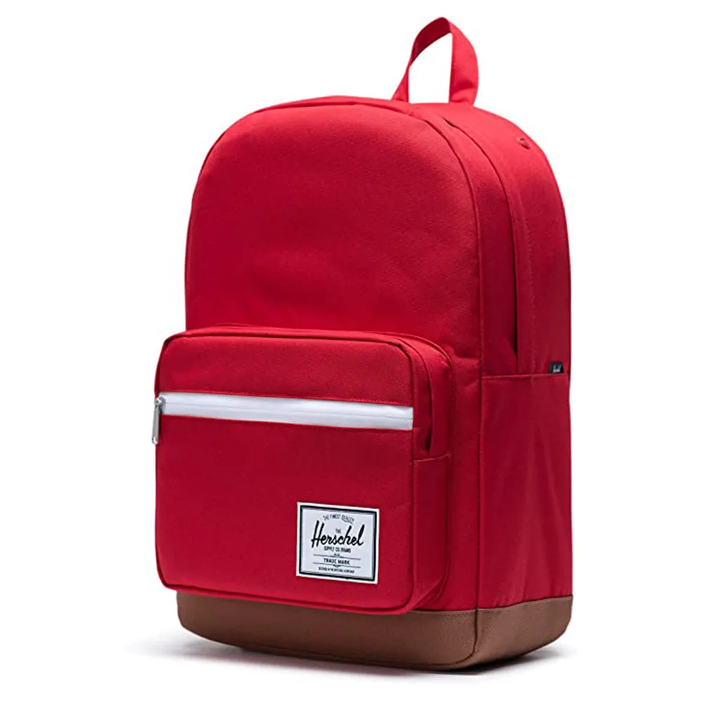 Herschel Unisex Red/Saddle Brown Classic 22L Pop Quiz Backpack - 10011-03271-OS