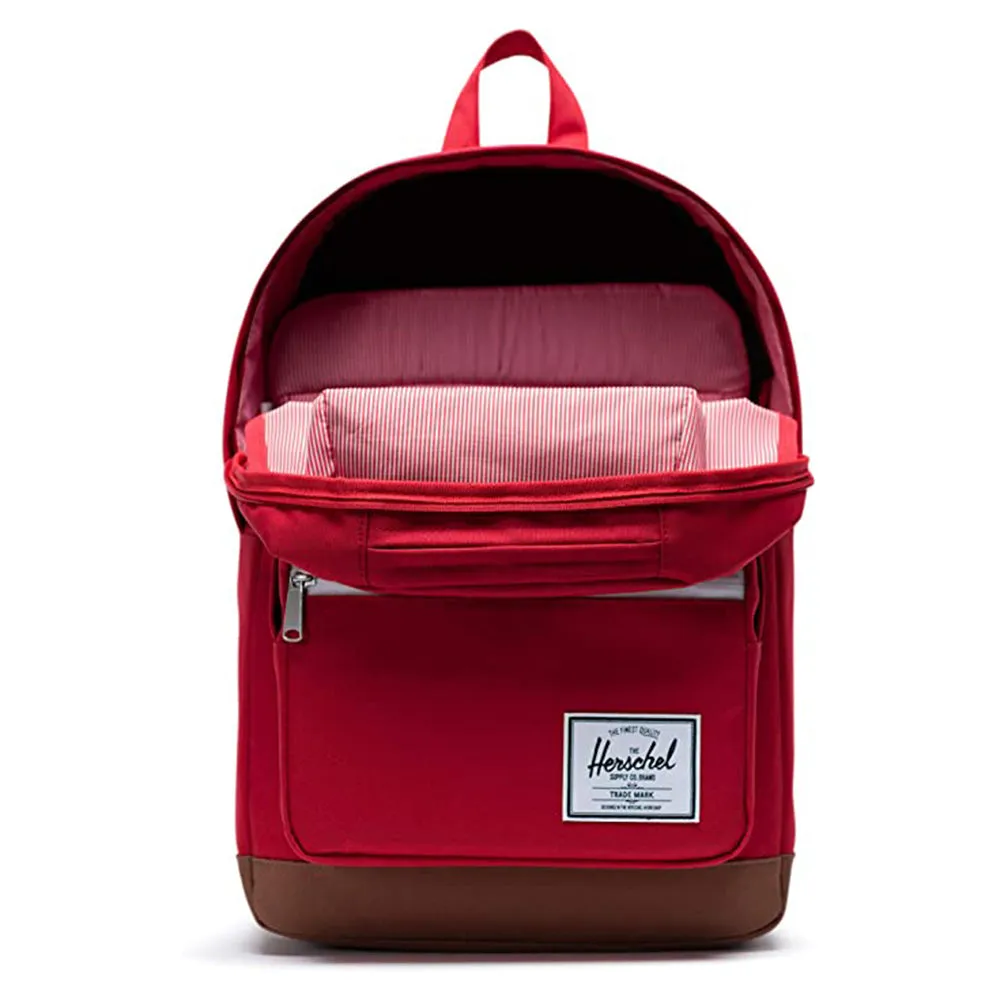 Herschel Unisex Red/Saddle Brown Classic 22L Pop Quiz Backpack - 10011-03271-OS