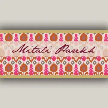 Ikat Desk Organizer