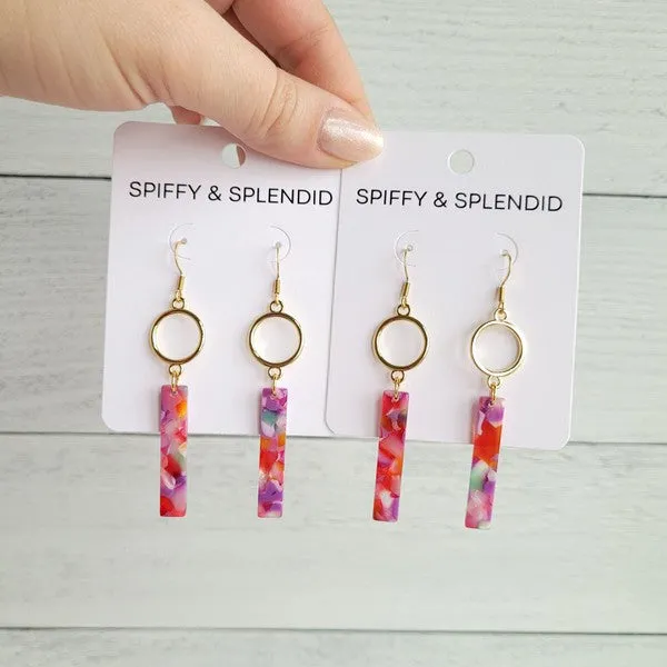 Isabella Earrings - Paradise Pink