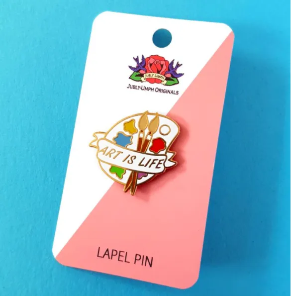 Jubly Umph Lapel pin • Art is Life • Paint Palette