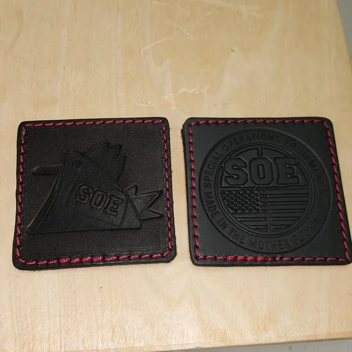 Leather coaster set