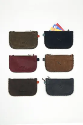 Leather Zippered Cardholder