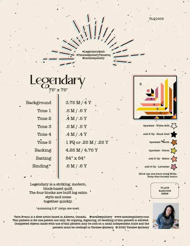 Legendary PRINTED Pattern