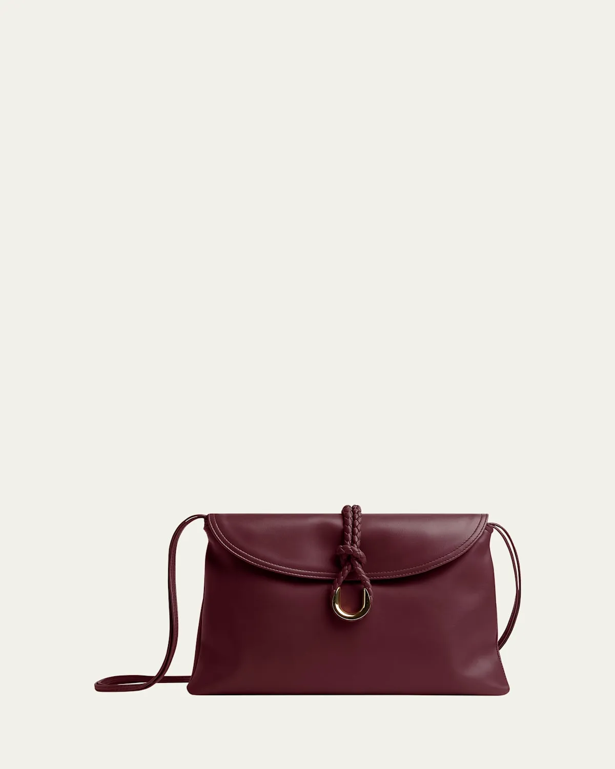 Liberta Medium Flap Leather Crossbody Bag