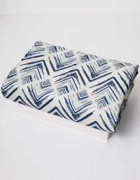 LIORA SATIN (OFF WHITE   NAVY BLUE)