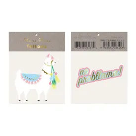 Llama Tattoos (x 2)