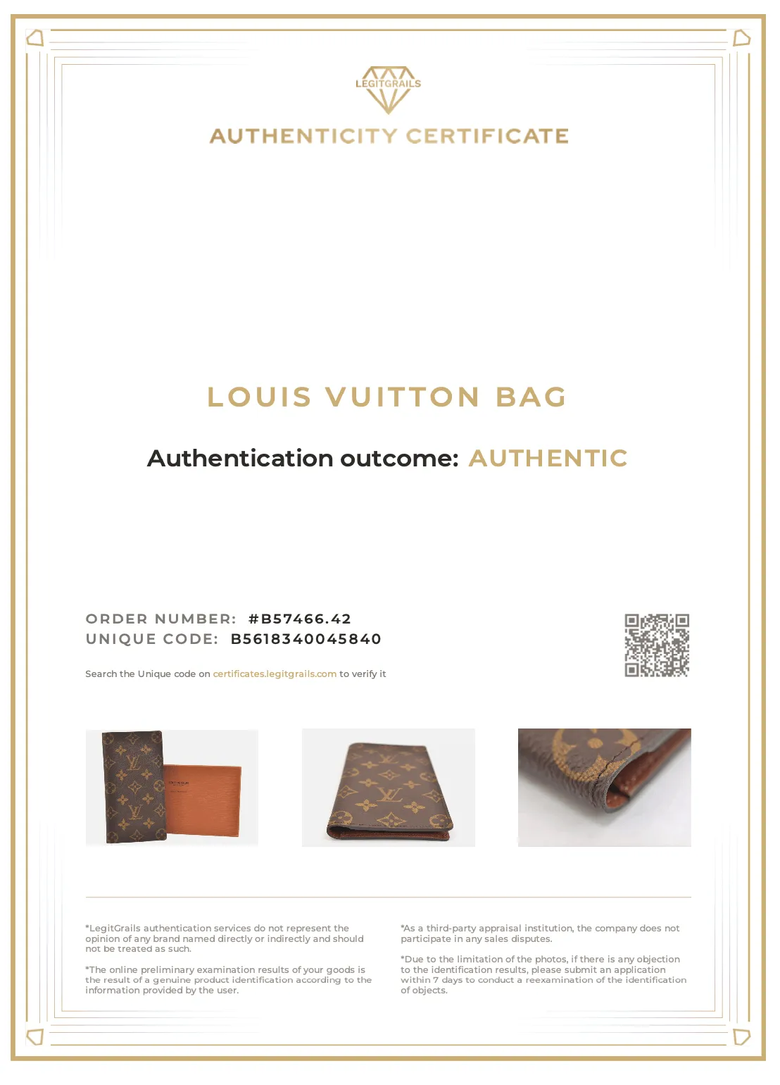 Louis Vuitton Monogram Porte Valeurs Cartes Credit M61823 Wallet Box 9401K
