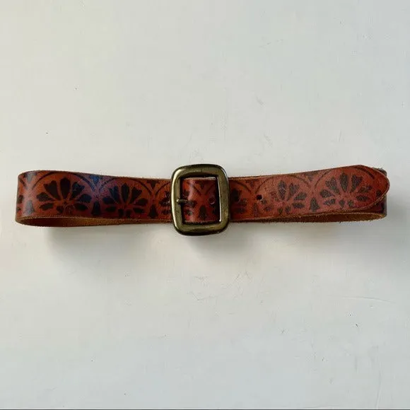 Lucky Brand Genuine Leather Printed Belt