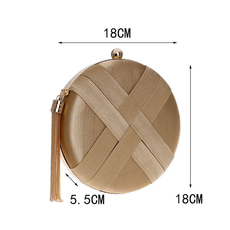 Luxury Tassel Shoulder Chain Ladies Party Clutch Purse