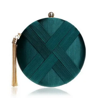 Luxury Tassel Shoulder Chain Ladies Party Clutch Purse