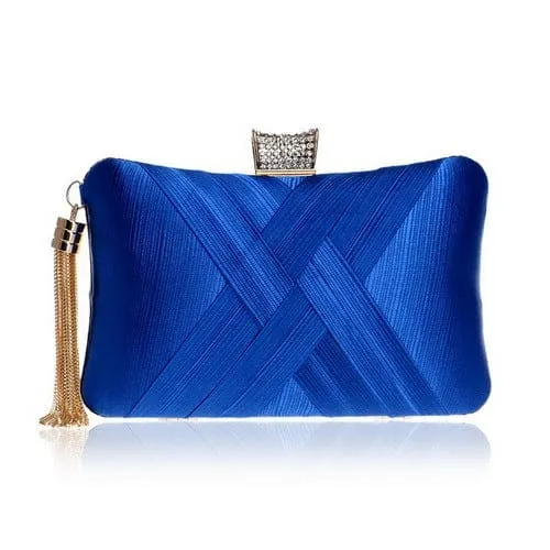 Luxury Tassel Shoulder Chain Ladies Party Clutch Purse