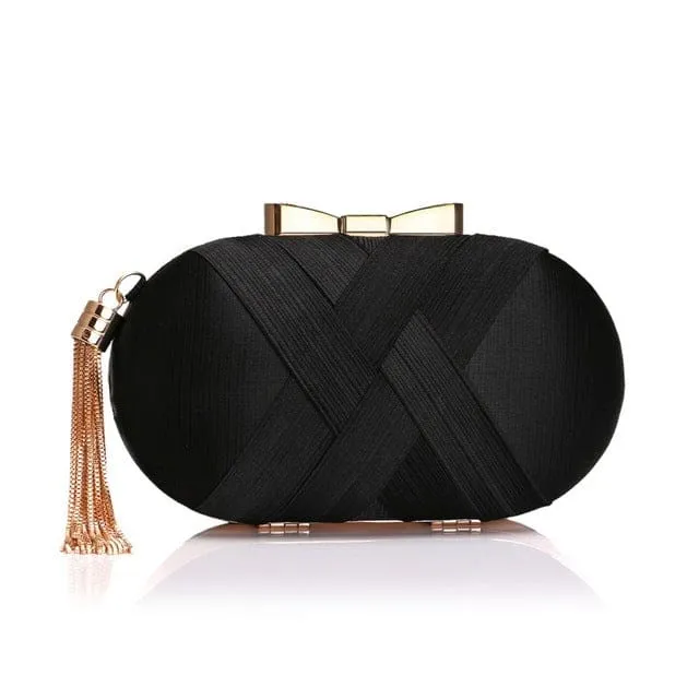 Luxury Tassel Shoulder Chain Ladies Party Clutch Purse