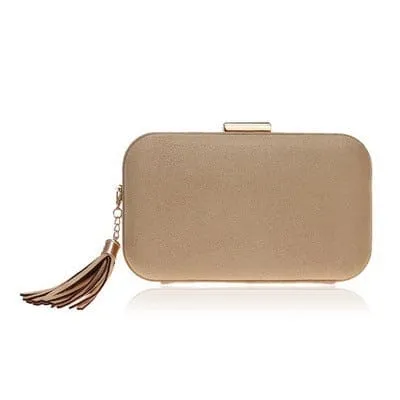 Luxury Tassel Shoulder Chain Ladies Party Clutch Purse