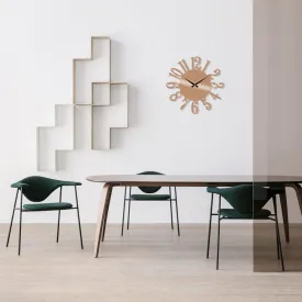 Metal Wall Clock 14 - Copper