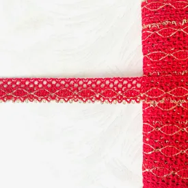 Metallic Edge Cluny Lace