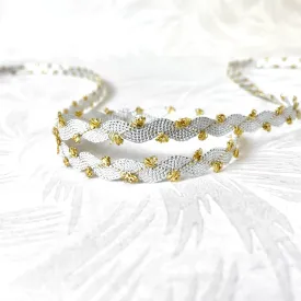 Metallic Wave Picot Braid - Multiple Colorways