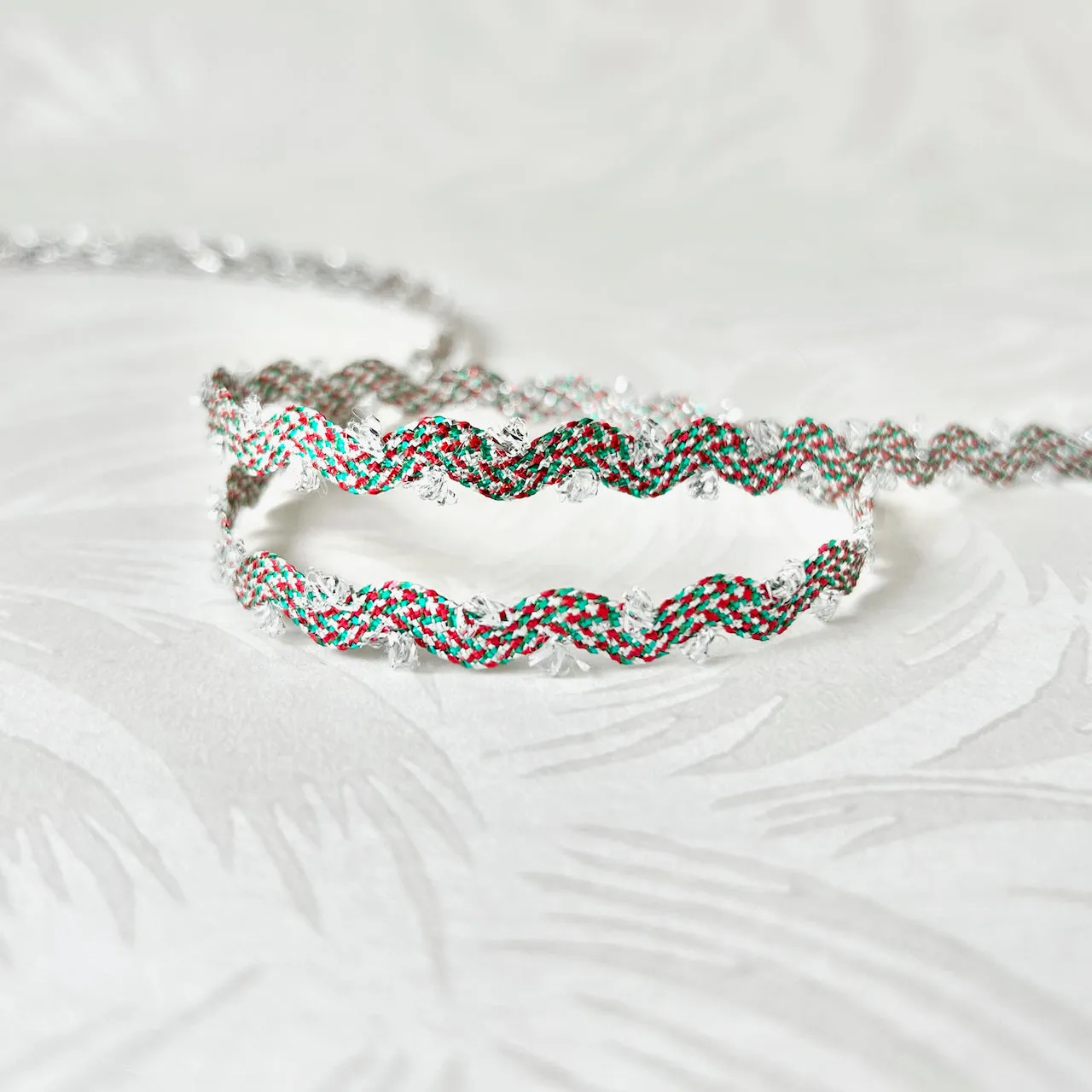 Metallic Wave Picot Braid - Multiple Colorways