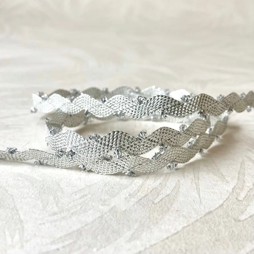 Metallic Wave Picot Braid - Multiple Colorways