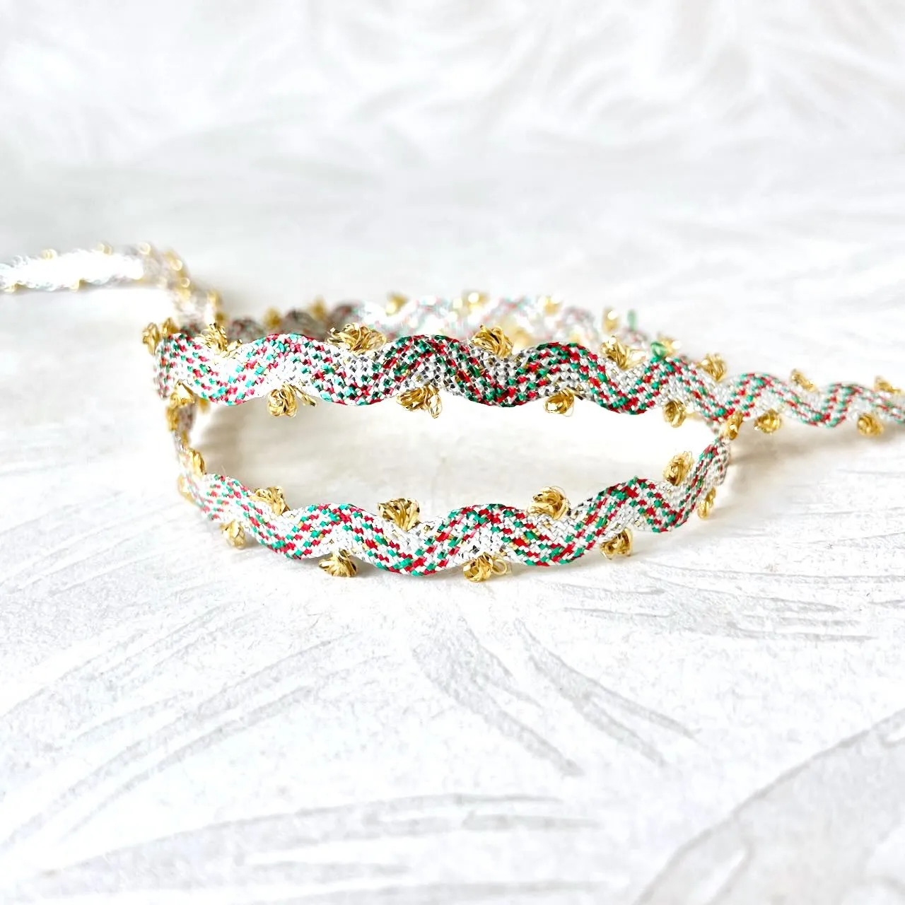 Metallic Wave Picot Braid - Multiple Colorways