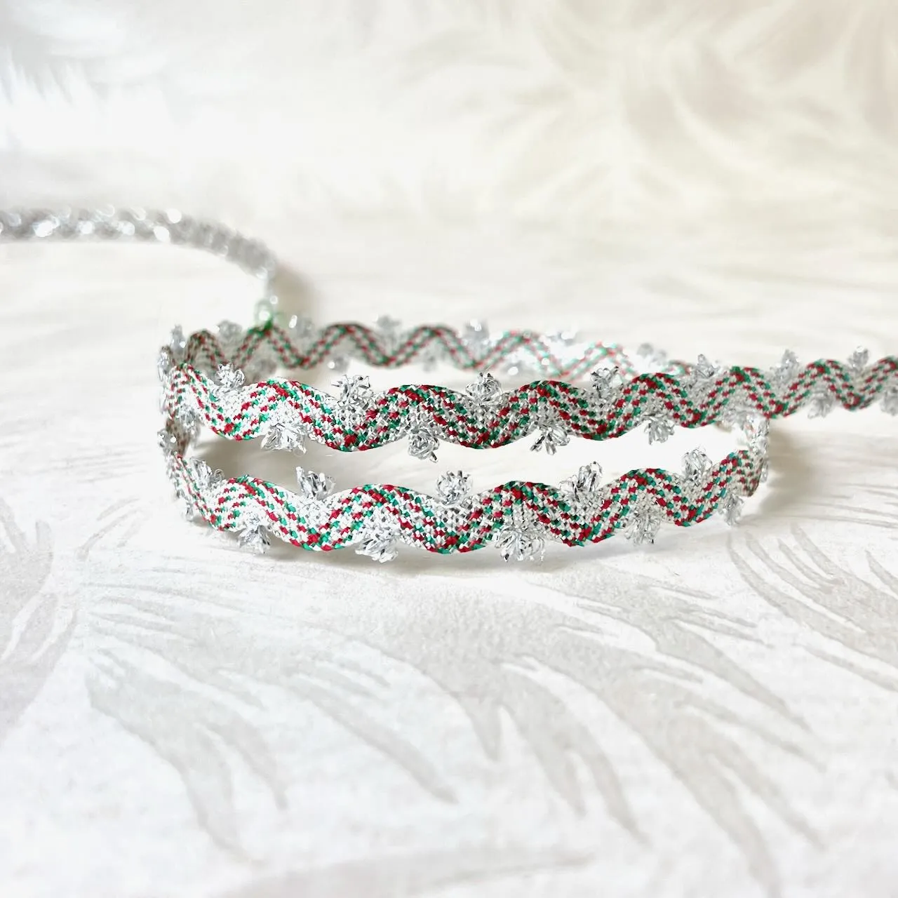 Metallic Wave Picot Braid - Multiple Colorways