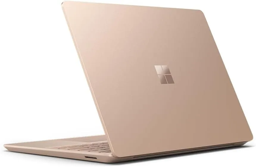 Microsoft Surface Laptop Go 3 - 12.4” Touchscreen, Intel Core i5, 8GB RAM, 256GB SSD, Sandstone, Windows 11 Home (2023 Model)