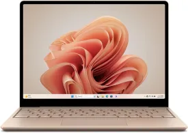 Microsoft Surface Laptop Go 3 - 12.4” Touchscreen, Intel Core i5, 8GB RAM, 256GB SSD, Sandstone, Windows 11 Home (2023 Model)