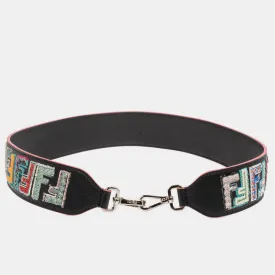 Multicolor Fun Fair Sequins Embellished Leather Strap You Shoulder Bag Strap