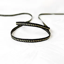 Narrow Metallic Braid