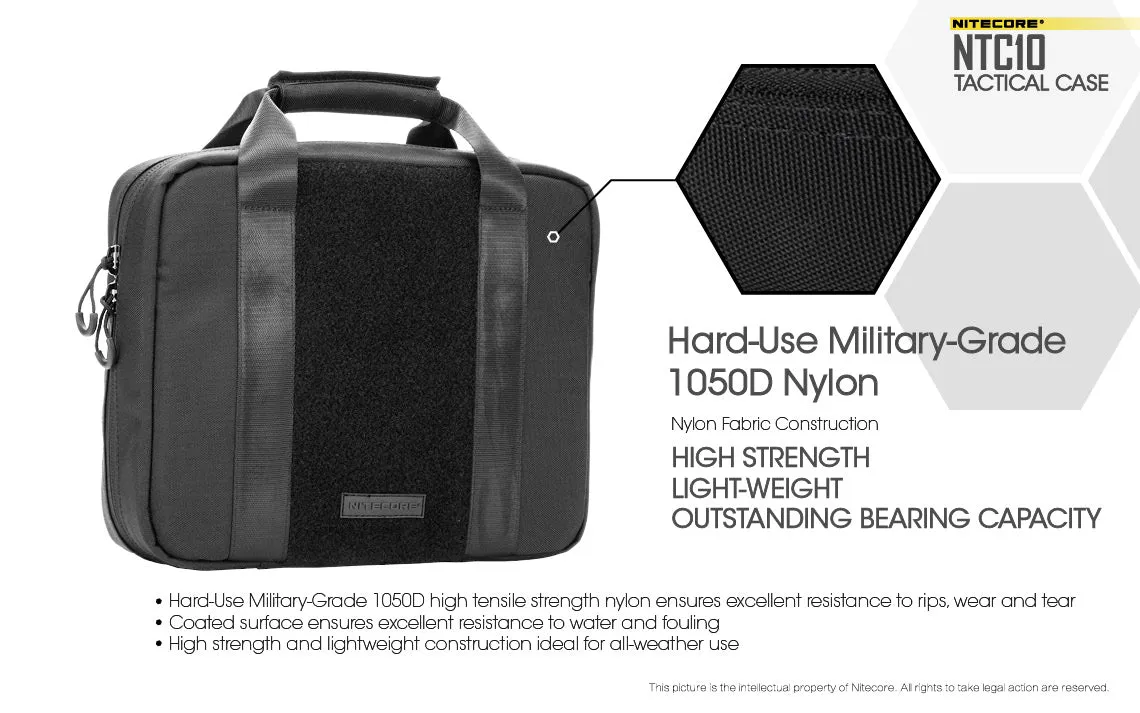 NITECORE GEAR STORAGE TACTICAL CASE (NTC10)