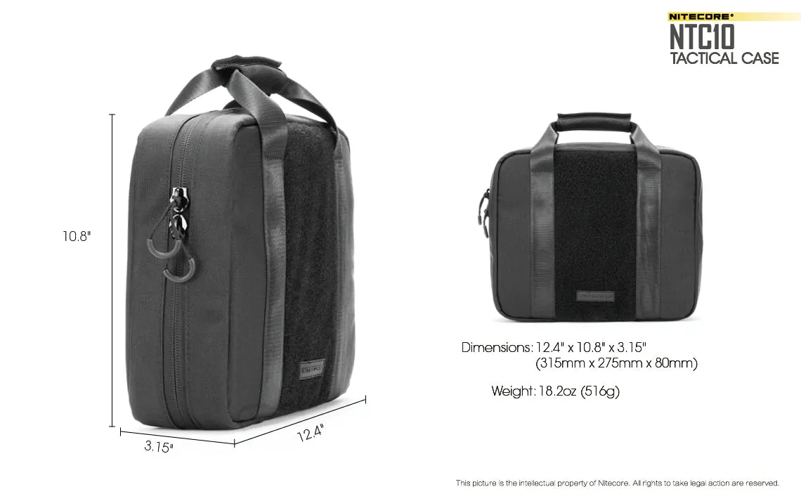 NITECORE GEAR STORAGE TACTICAL CASE (NTC10)