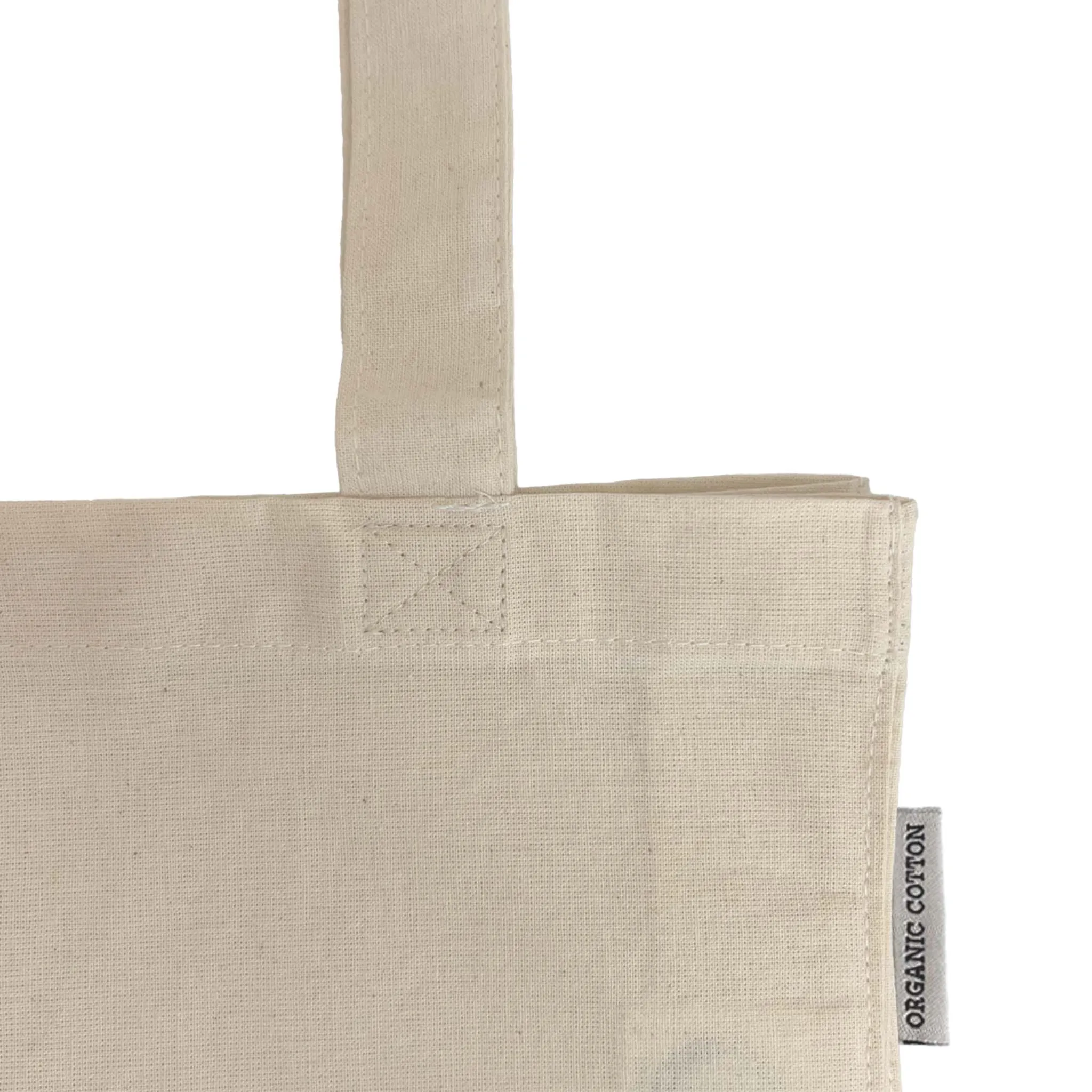 Organic Book Bag / 10" Small Tote Bag with Full Gusset - TF115