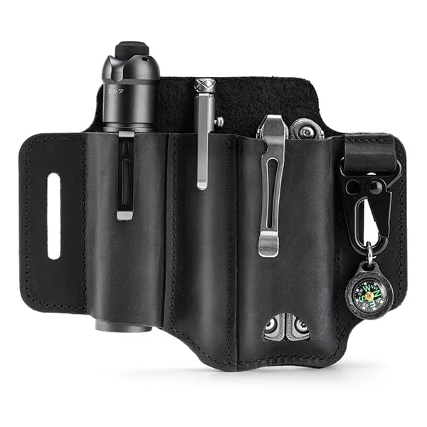 PJ29 Multitool Belt Sheath, EDC Leather Belt Organizer