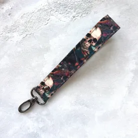 Romantasy Skulls - Fabric Keychain Wristlet