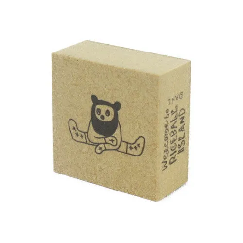 Sanby ANZ Tomoshibi Bowie 33mm Square Rubber Stamp