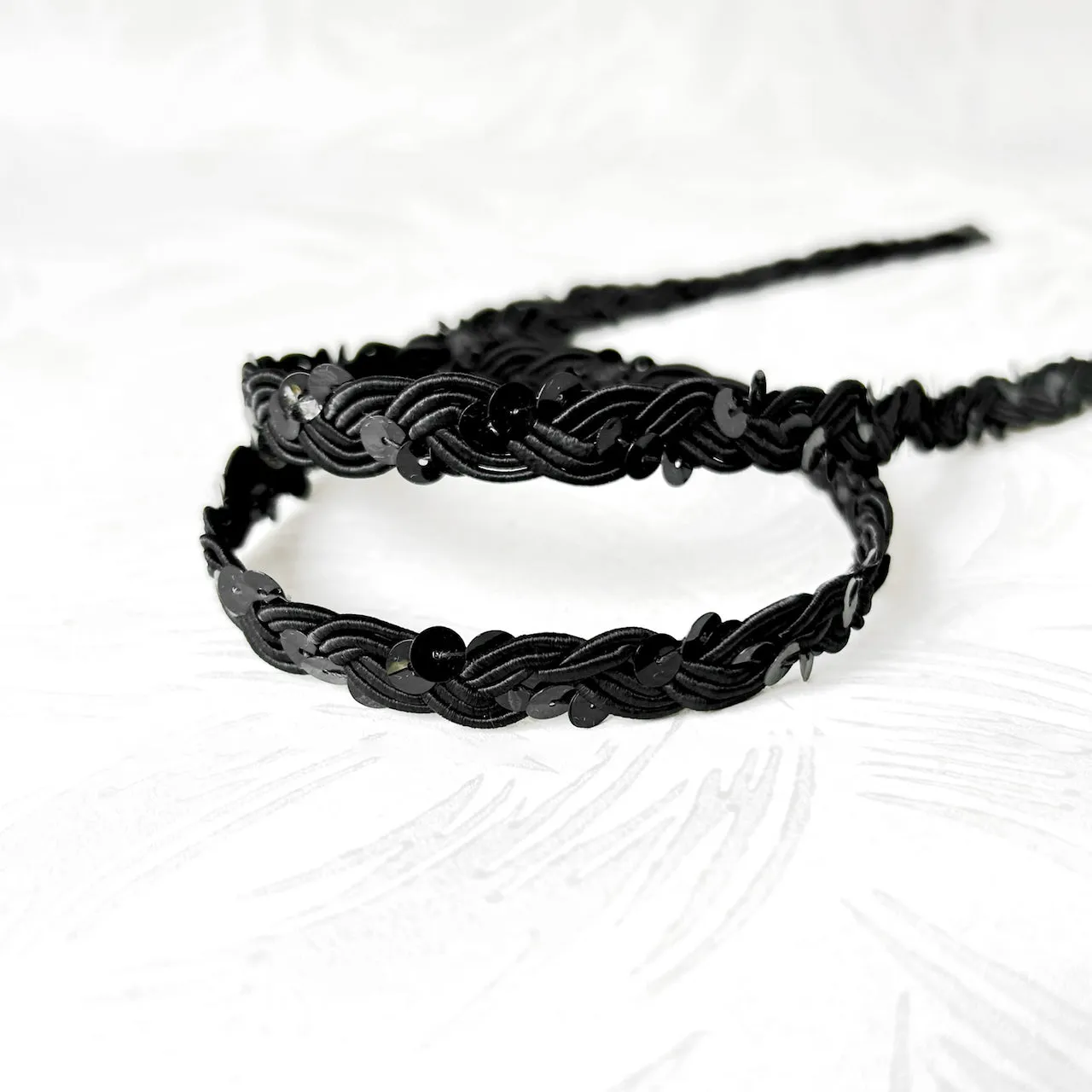 Sequin Rayon Weave Braid - Multiple Colorways
