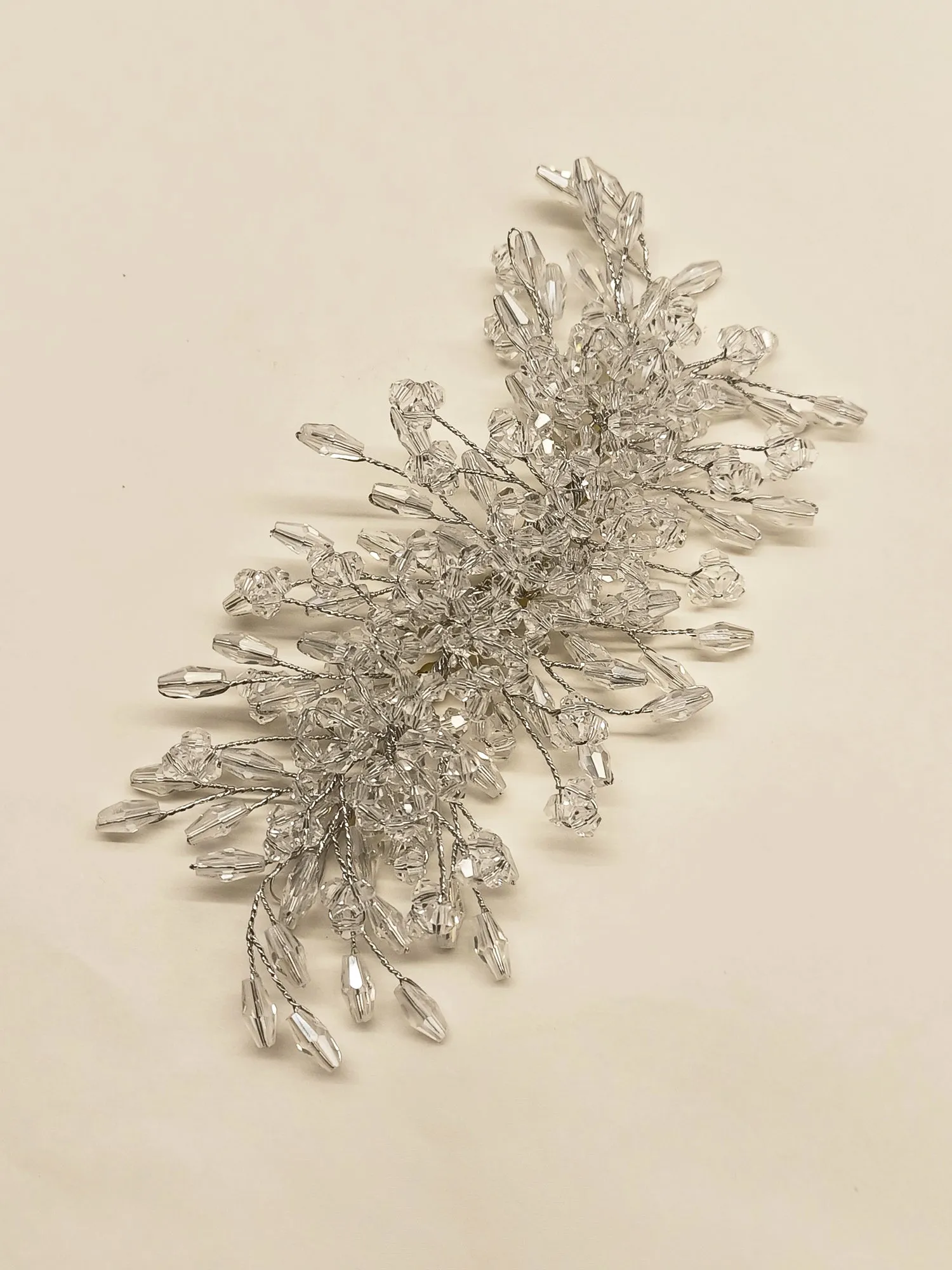 Sitara White Beads Hair Accessories