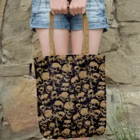 Skull Head Tote Bags