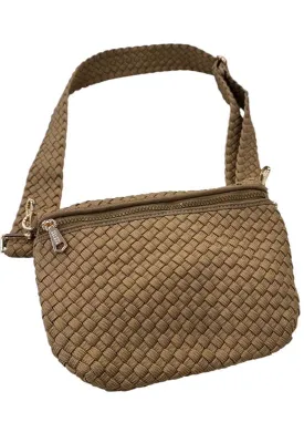 Sol & Selene - Ettheral Woven Nude Bag