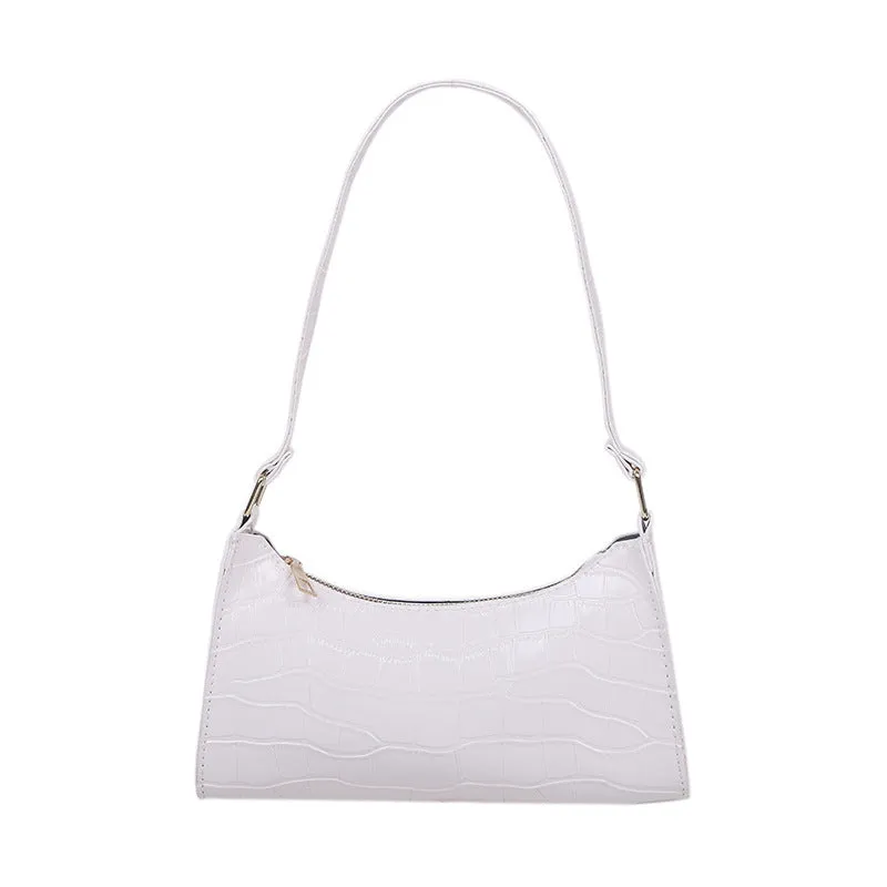 Stephanie  Kleine Schultertasche mit Krokodil-Muster