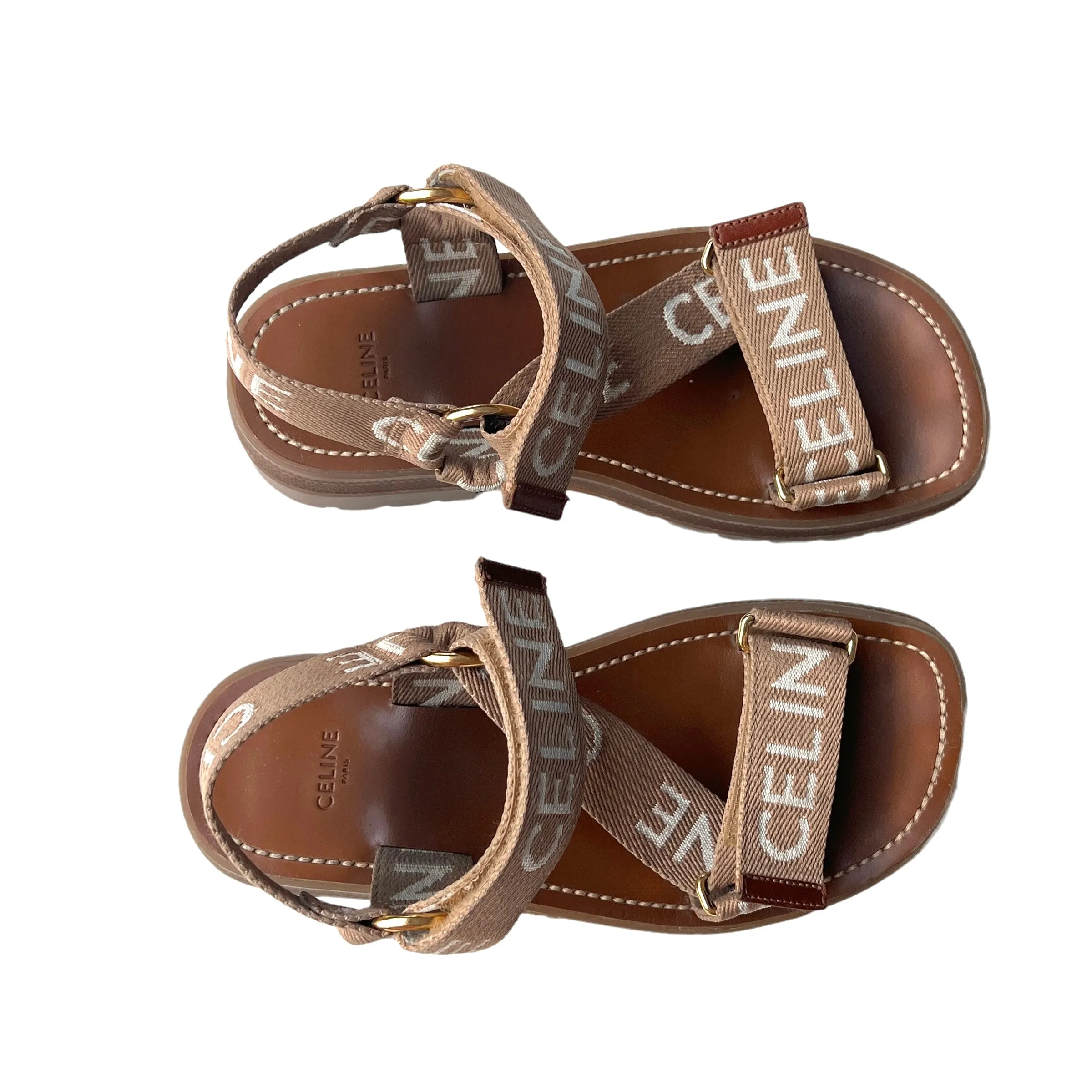 Strappy Chunky Sandals - 7