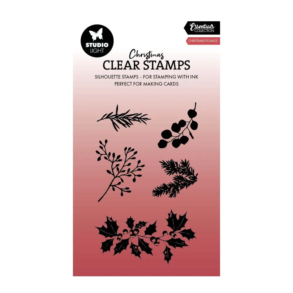 Studio Light Essentials Clear Stamps Nr. 712. Christmas Foliage