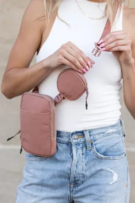 Stylish Clippable Removable Coin Pouch Case Crossbody Bag