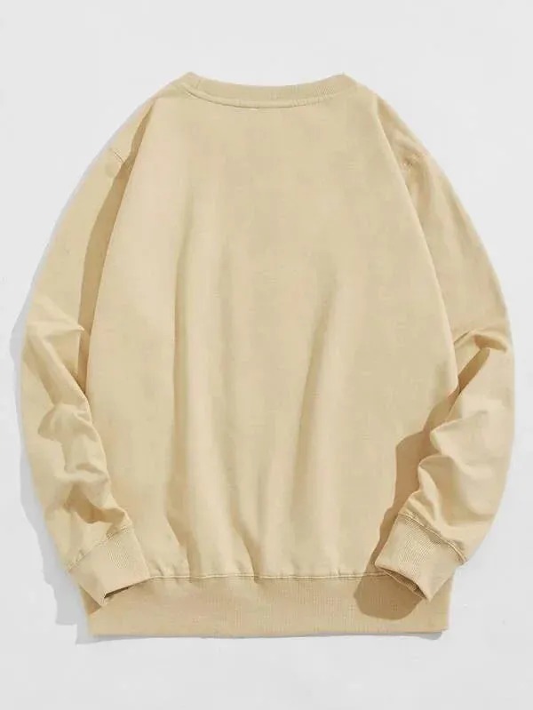SXV  'Vintage Race Car’ Printed Cool Aesthetic Drop Shoulder Oversized Sweatshirt