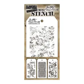Tim Holtz Mini Layered Stencil Set 3 pack - Set #25