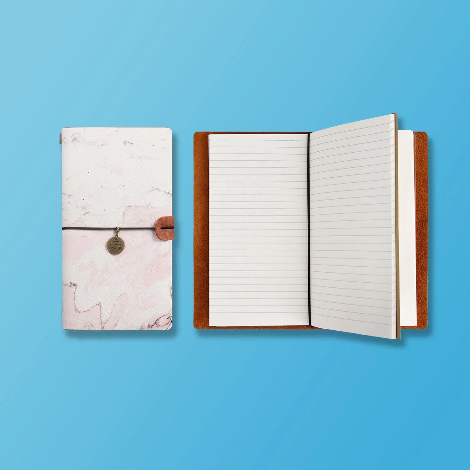 Traveler's Notebook - Pink Marble