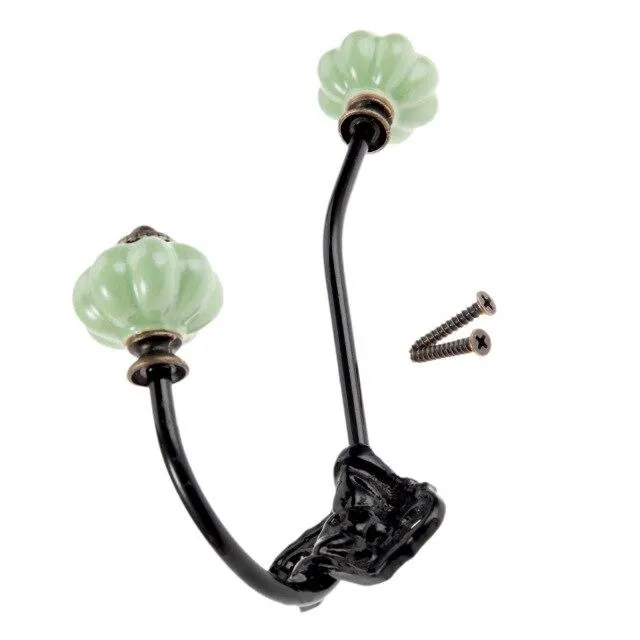 Vintage Ceramic Door Hanger Hooks Organizers