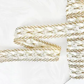 Vintage Chunky Metallic Braid